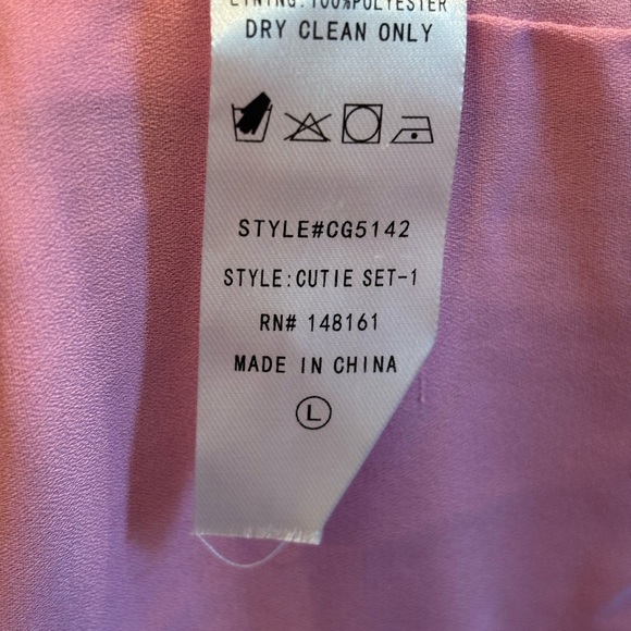 NWT BuddyLove CUTIE TWO PIECE SET - BUBBLEGUM PINK Size Large - Picture 5 of 12